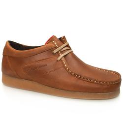 Base London Male Vee Apron Ii Leather Upper in Tan