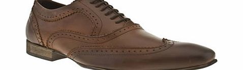 Base London Tan Spice Wing Oxford Shoes