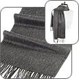 Extra-Soft Gray Cashmere Long Scarf