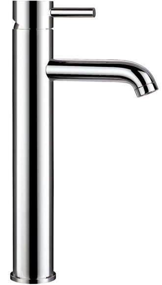 Edgar Tall single lever basin mixer with clicker