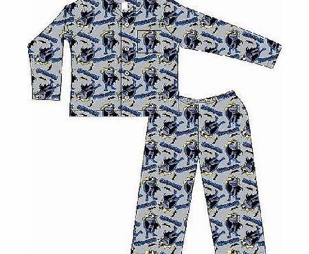 BATMAN KIDS BOYS CHILDREN BATMAN WINCEYETTE COTTON PYJAMAS 3-10 YRS WARM PJS CHARACTER PYJAMA OFFICIAL PJ (5-6 YEARS)