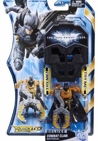 Batman QuickTek Arsenal W7197 Batman Figurine from ``Dark Knight Rises`` with Attacking Claws