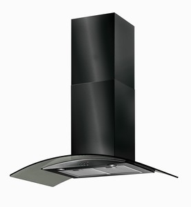 Baumatic BT9.3BGL Black Chimney Hood BT9.3BGL