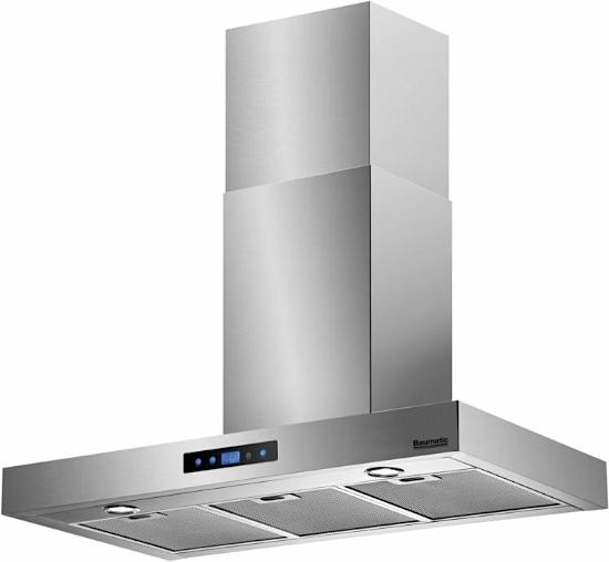 Baumatic BTC9740SS 90cm Chimney Hood in