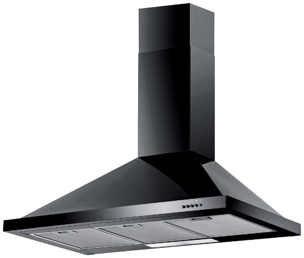 Baumatic F90.2BL 90cm Chimney Hood in Black