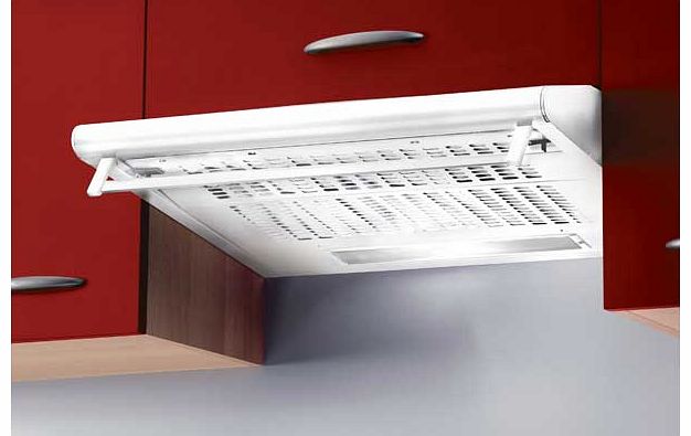 STD62W Visor Cooker Hood - White