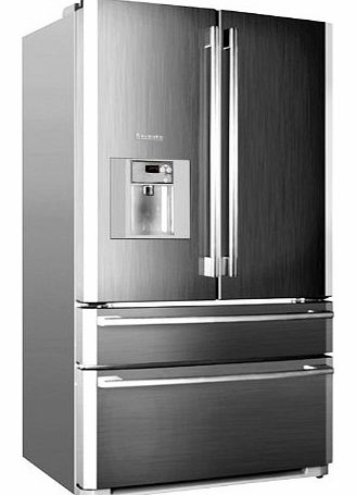 Baumatic TITAN5.5 American Fridge Freezer Free Standing Stainless Steel