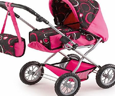 Combi Grande Pink and Chocolate Swirl Pram