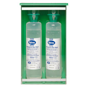 BAYM01 Optrex Double Eye Wash Station Empty