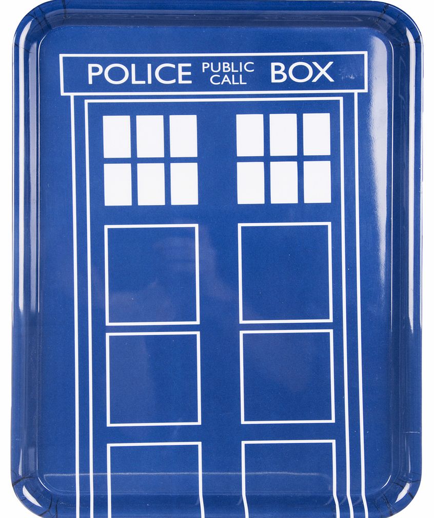 BBC Worldwide Doctor Who TARDIS Melamine Serving Tray