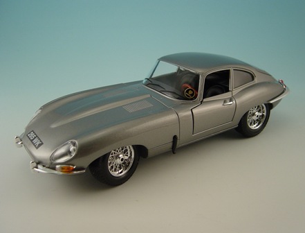 Bburago Jaguar E Type Coupe Grey