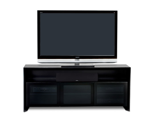 BDI Casata 2823 Black/Oak TV Cabinet 2823BO