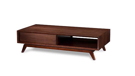 BDI Eras 1441CW Chocolate Walnut Coffee Table