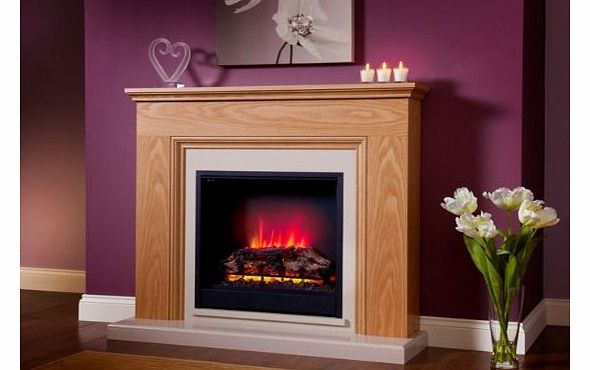 Be Modern Bemodern Stanton Eco Electric Fireplace Natural Oak