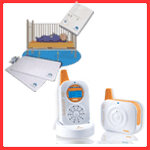 beaba Babycall HD Digital Audio Monitor - Orange   Babysense II Movement Monitor