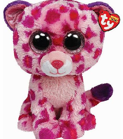 Ty Beanie Boo Buddy - Glamour the Purple Leopard