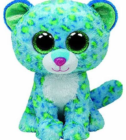 TY Beanie Boo Plush - Turquoise Leona Cheetah