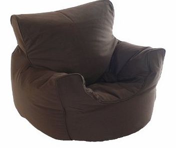 BeanLazy Kiddies Bean Bag Seat Arm Chair With Beans Chocolate