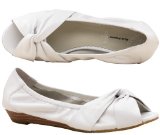 Hush Puppies Womens Rapture Peep Toe Sandal White