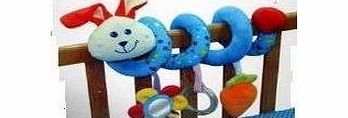 Beautiful Beginnings 2 X My 1st Baby Spiral Cot Activity Hanging Toy for Cot, Car Seat, Pushchair - Rabbit