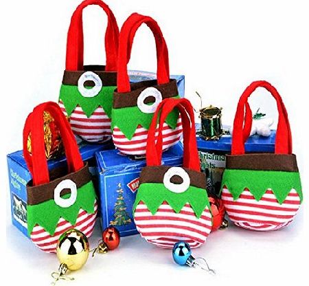 BeautyStyle 1 Xmas Christmas?Candy Bags?Wedding Santa Pants Decoration Cute Child Gift