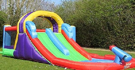 BeBoP  Double Splash and Slide Bouncy Castle