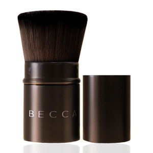 Becca Retractable Kabuki Brush and Satin Pouch