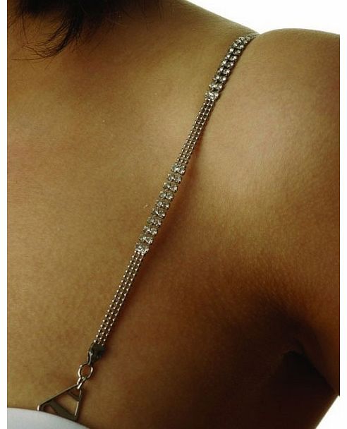 Bedtime Flirt Diamante Crystal Bra Strap gs34