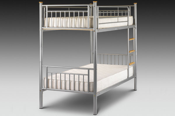 Atlas Alloy Bunk Beds Single 90cm