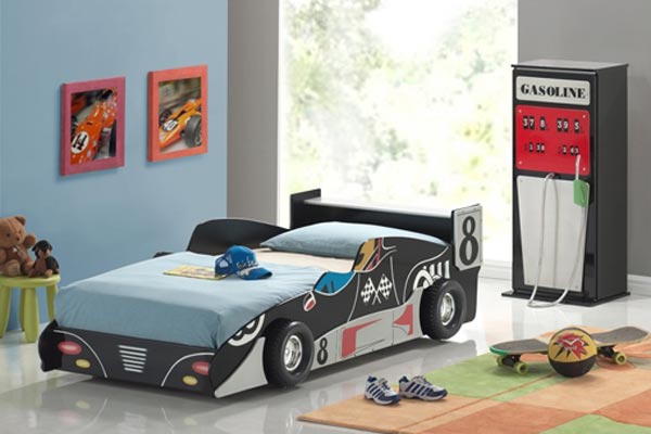 Bedworld Discount Black F1 Racer Single 90cm