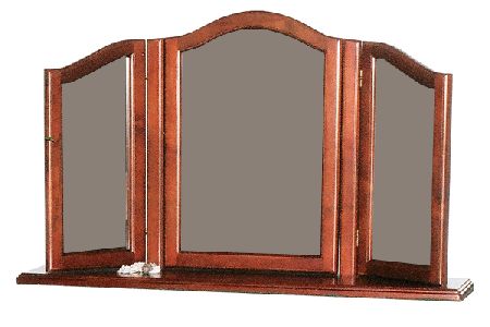 Bedworld Discount Cherrywood Triple Mirror