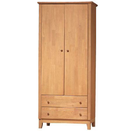 Haley Maple 2 Door Wardrobe