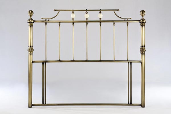 Melrose Antique Brass Headboard Kingsize 150cm