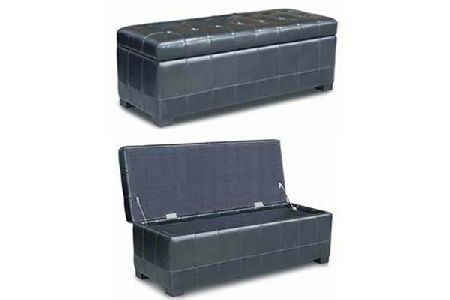 Bedworld Discount Mondo Leather Ottoman Chest