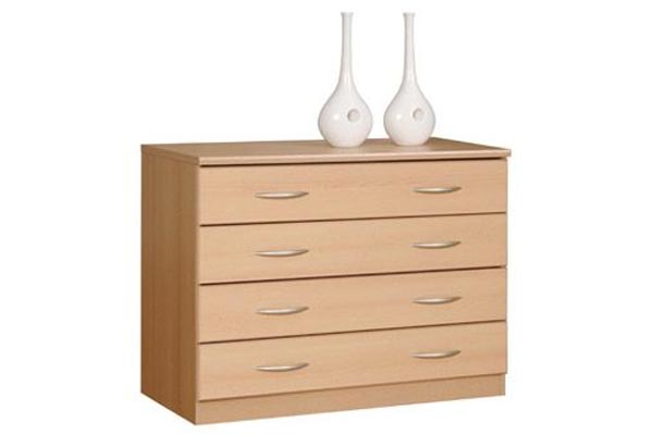 Toledo Beech 4 Drawer Chest