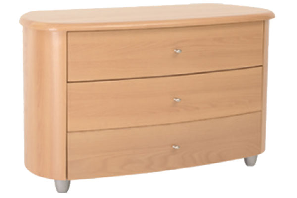 Alpha Three Drawer Chest