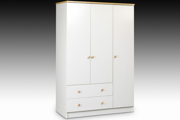 Bedworld Furniture Baltimore - Three Door Combi Wardrobe