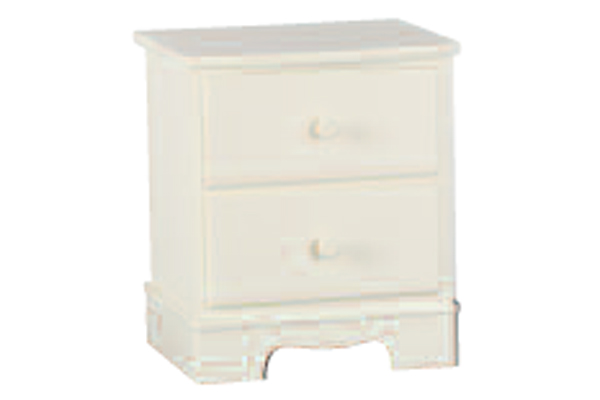 Bedworld Furniture Blanc Range - Bedside Table (2 Drawers)