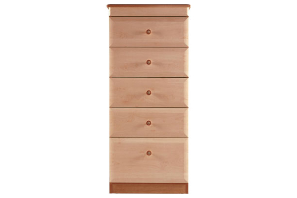 Jasmine Narrow Five Drawer Chest