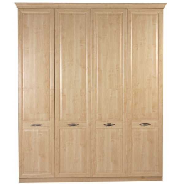 Lara Four Door Hanging Wardrobe