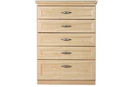 Lara Wide Five Drawer Chest