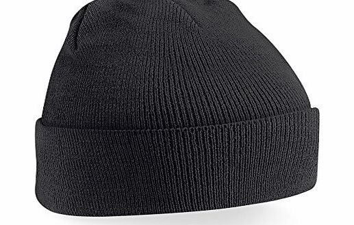 Beechfield Turn-up Beanie, Black