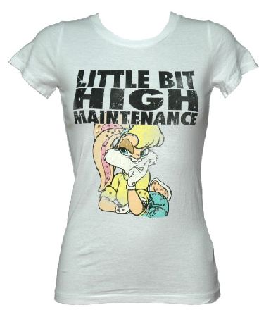 Swarovski Little Bit High Maintenance Ladies T-Shirt from Bejeweled