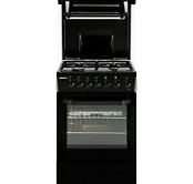 Beko BA52NEK Free Standing 50cm Single Cavity Gas Cooker Black New