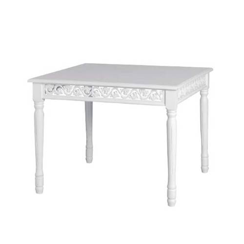 Belgravia White Dining Table - 3ft Square 215.128