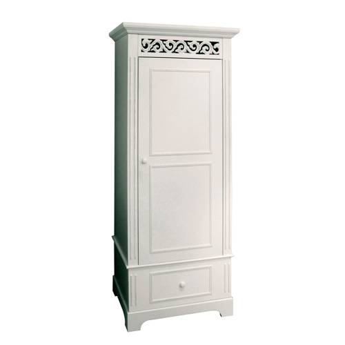 Belgravia White Wardrobe - Single 215.121