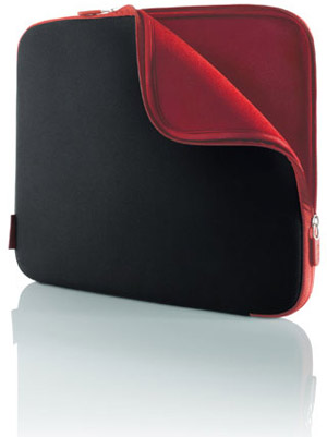 17 Notebook Sleeve - Neoprene - Jet/Carbernet