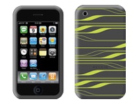 Case/iPhone 3G Silicon Grey/Grapefruit