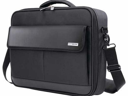 Clamshell 16 Inch Laptop Bag - Black