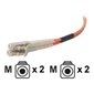 Belkin Duplex Fibre Patch Cable 1m